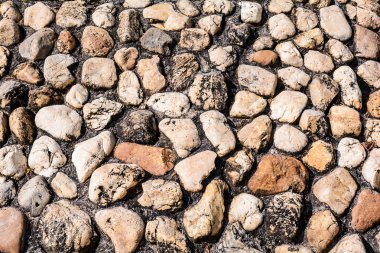 taş duvarın dokusu.