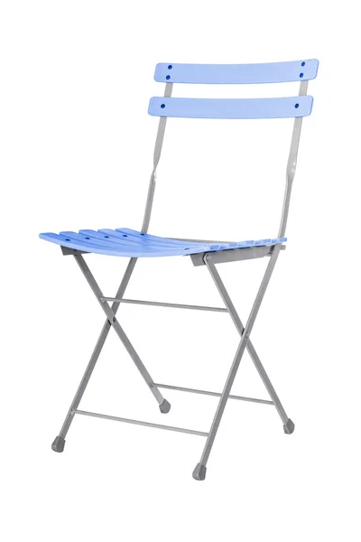 Folding iron chair. — Stock Photo, Image