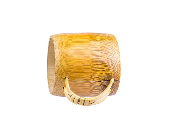 Xícara de bambu . — Fotografia de Stock