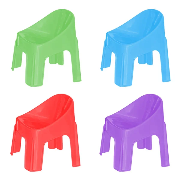 Plastic chair. — Stock Photo, Image