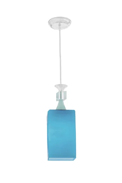 Blue hanging lamp. — Stock Photo, Image