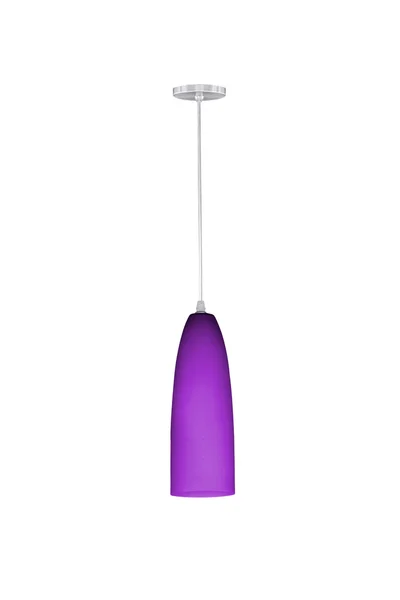 Purple hanging lamp. — Stock Photo, Image