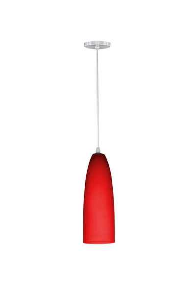 Red hanging lamp. — Stock Photo, Image
