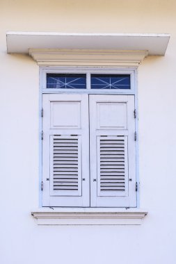 eski ahşap pencere.