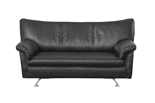 Leather sofa isolated — Stock Photo, Image