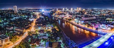 Chiang mai downtown cityscape.