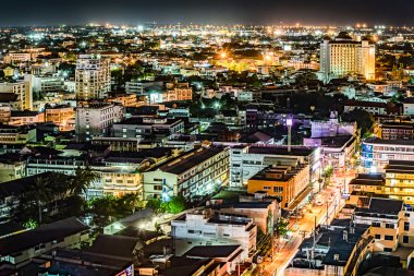 Chiang mai downtown cityscape.