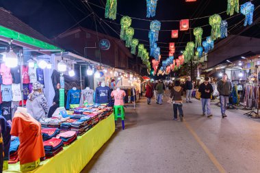 MAE HONG SON, THAILAND - 2 ARALIK 2025 PAI Waliking Sokak Seyahat Güzergahı Pai Bölgesi, Mae Hong Son Bölgesi, Tayland