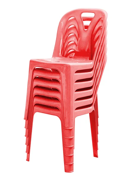 Plastové židle. — Stock fotografie