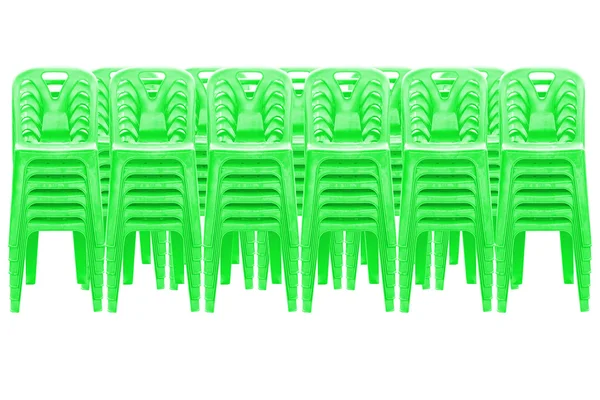 Plastic stoelen. — Stockfoto
