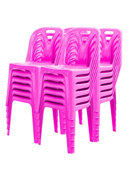 Plastic stoelen. — Stockfoto