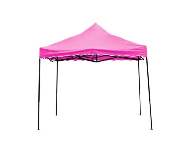 Pembe yağmur çadır.