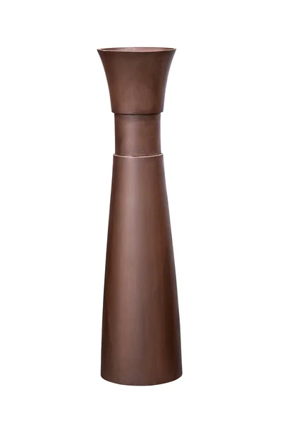 Handcraft wood vase. — Stock Photo, Image