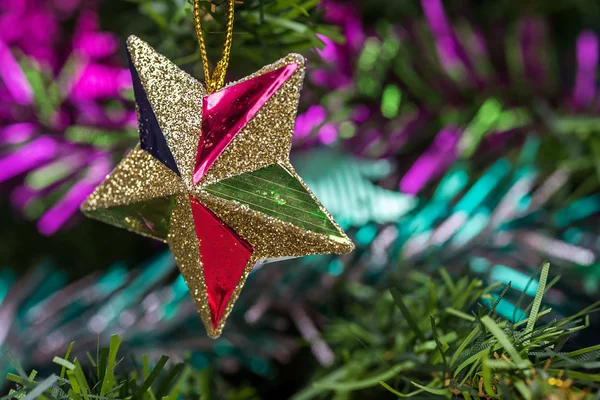 Bir yıldız Noel süsleri.