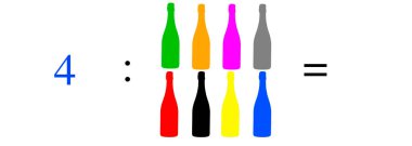 Basit matematiksel hesaplamalar, toplama, çıkarma, çarpma ve bölme. Renkli nesnelerle aritmetik hesaplamalar. Çözülecek sorunlar.