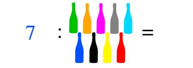 Basit matematiksel hesaplamalar, toplama, çıkarma, çarpma ve bölme. Renkli nesnelerle aritmetik hesaplamalar. Çözülecek sorunlar.