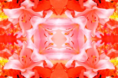 Afişler ve web sayfaları için dokulu arka planlar, oyunlar vs. Renkli arka planlar, yinelenen çiçek temalı.