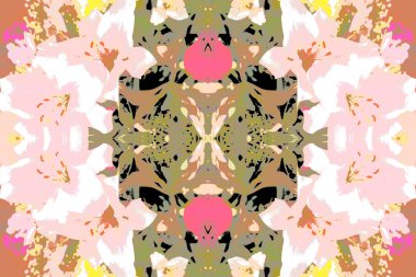 Afişler ve web sayfaları için dokulu arka planlar, oyunlar vs. Renkli arka planlar, yinelenen çiçek temalı.