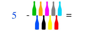 Basit matematiksel hesaplamalar, toplama, çıkarma, çarpma ve bölme. Renkli nesnelerle aritmetik hesaplamalar. Çözülecek sorunlar.