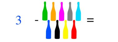 Basit matematiksel hesaplamalar, toplama, çıkarma, çarpma ve bölme. Renkli nesnelerle aritmetik hesaplamalar. Çözülecek sorunlar.