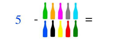 Basit matematiksel hesaplamalar, toplama, çıkarma, çarpma ve bölme. Renkli nesnelerle aritmetik hesaplamalar. Çözülecek sorunlar.