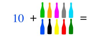 Basit matematiksel hesaplamalar, toplama, çıkarma, çarpma ve bölme. Renkli nesnelerle aritmetik hesaplamalar. Çözülecek sorunlar.