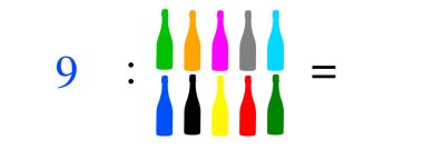 Basit matematiksel hesaplamalar, toplama, çıkarma, çarpma ve bölme. Renkli nesnelerle aritmetik hesaplamalar. Çözülecek sorunlar.