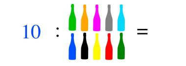 Basit matematiksel hesaplamalar, toplama, çıkarma, çarpma ve bölme. Renkli nesnelerle aritmetik hesaplamalar. Çözülecek sorunlar.