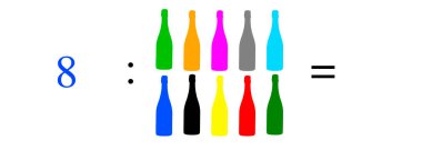 Basit matematiksel hesaplamalar, toplama, çıkarma, çarpma ve bölme. Renkli nesnelerle aritmetik hesaplamalar. Çözülecek sorunlar.