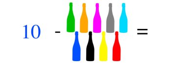 Basit matematiksel hesaplamalar, toplama, çıkarma, çarpma ve bölme. Renkli nesnelerle aritmetik hesaplamalar. Çözülecek sorunlar.