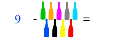 Basit matematiksel hesaplamalar, toplama, çıkarma, çarpma ve bölme. Renkli nesnelerle aritmetik hesaplamalar. Çözülecek sorunlar.