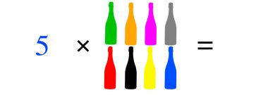 Basit matematiksel hesaplamalar, toplama, çıkarma, çarpma ve bölme. Renkli nesnelerle aritmetik hesaplamalar. Çözülecek sorunlar.