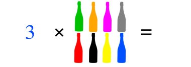 Basit matematiksel hesaplamalar, toplama, çıkarma, çarpma ve bölme. Renkli nesnelerle aritmetik hesaplamalar. Çözülecek sorunlar.