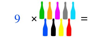 Basit matematiksel hesaplamalar, toplama, çıkarma, çarpma ve bölme. Renkli nesnelerle aritmetik hesaplamalar. Çözülecek sorunlar.