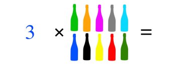 Basit matematiksel hesaplamalar, toplama, çıkarma, çarpma ve bölme. Renkli nesnelerle aritmetik hesaplamalar. Çözülecek sorunlar.