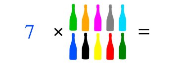 Basit matematiksel hesaplamalar, toplama, çıkarma, çarpma ve bölme. Renkli nesnelerle aritmetik hesaplamalar. Çözülecek sorunlar.