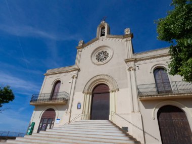 Barcelona, İspanya 'nın başkenti Katalonya' nın Baix Llobregat bölgesinde Sant Boi de Llobregat 'daki Sant Ramon Şapeli..
