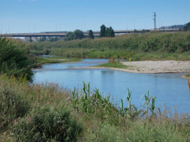 Llobregat Nehri, Sant Feliu de Llobregat şehrinden geçerek Barcelona şehrine ve Akdeniz 'deki ağzına çok yakın bir yerden geçer..