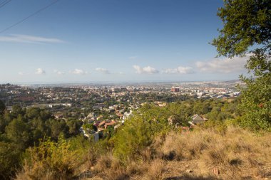 Barselona ve Akdeniz 'e en yakın yer olan Baix Llobregat' ın manzarası.