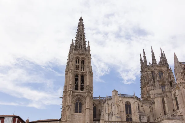 Cattedrale Burgos Nella Città Burgos Percorso Pellegrinaggio Sul Cammino Santiago — Foto Stock