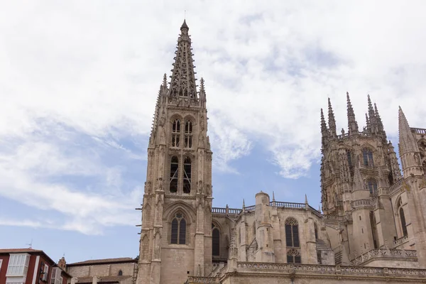 Cattedrale Burgos Nella Città Burgos Percorso Pellegrinaggio Sul Cammino Santiago — Foto Stock