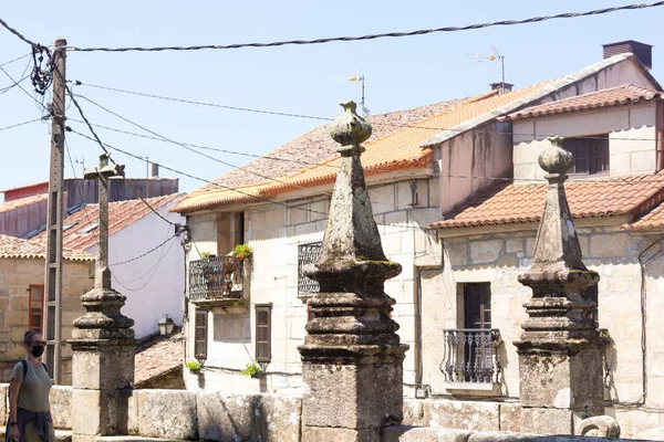 Miasto Cambados Typowe Miasto Galicja Hiszpania Monumentalna Wioska Portem Rybackim — Zdjęcie stockowe