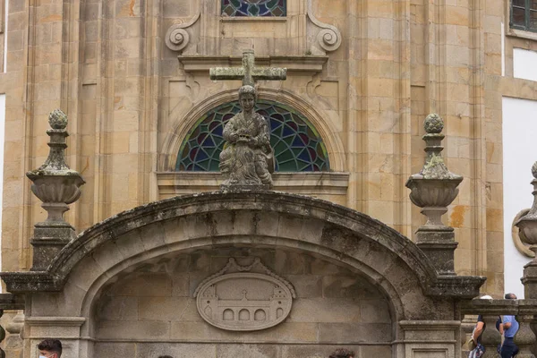 Вулиці Церкви Міста Понтеведра Провінція — стокове фото