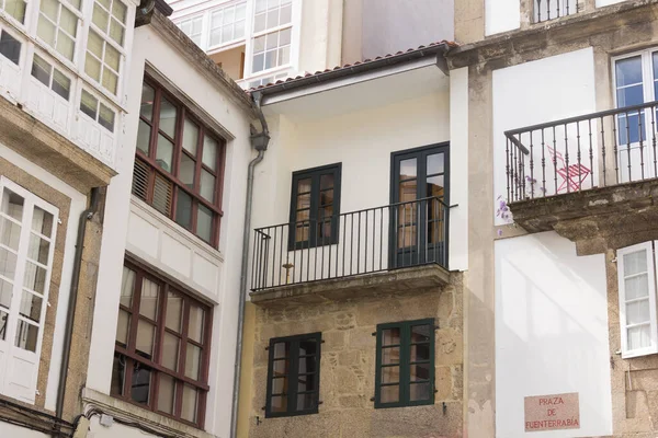 Widok Miasto Padron Pontevedra Galicja Hiszpania Pielgrzymi Przechodzą Portugalsku — Zdjęcie stockowe