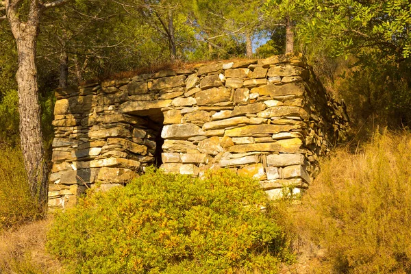 Rustic Stone Shepherd House — Stock Photo, Image