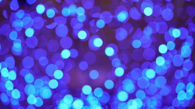 Karanlıkta parlayan ışığın Bokeh 'i. Kutlama için parlak, parlak, lüks fener ışığı..