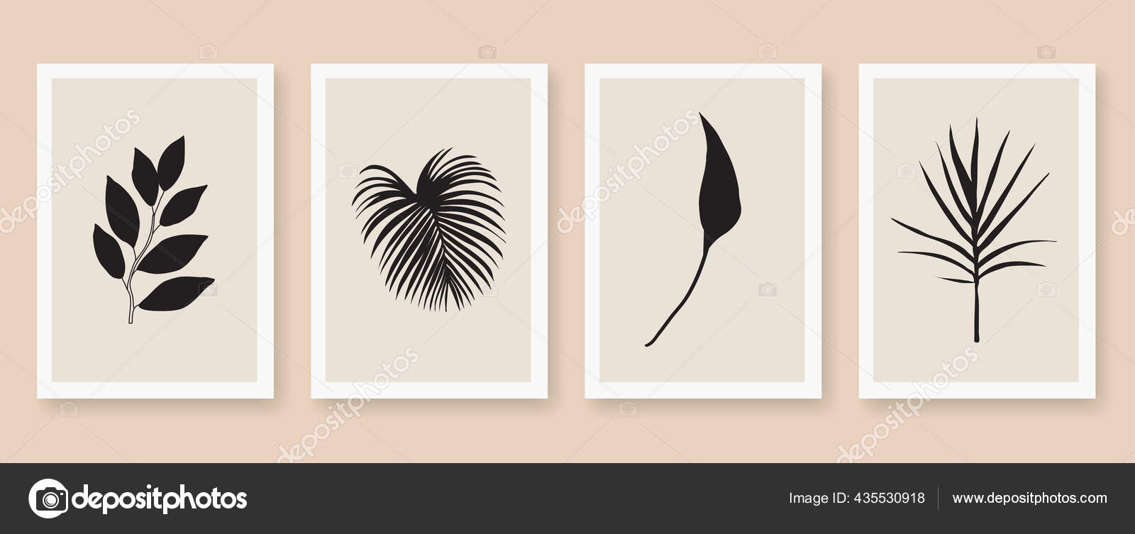 Digital Prints Prints Art & Collectibles Botanical Abstract Plant Print