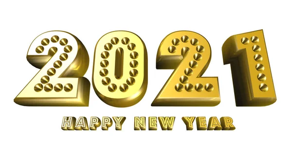 Feliz Ano Novo 2021 Cartão Felicitações Design Férias Para Cartão — Fotografia de Stock