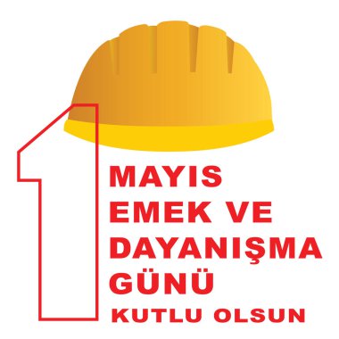 İşçi Bayramı poster taşıyıcısı olabilirim. Türk bayramı 1 Mayıs 'ta çalışma ve dayanışma günüdür. Türkçe çeviri: Çalışma ve dayanışma günü. 