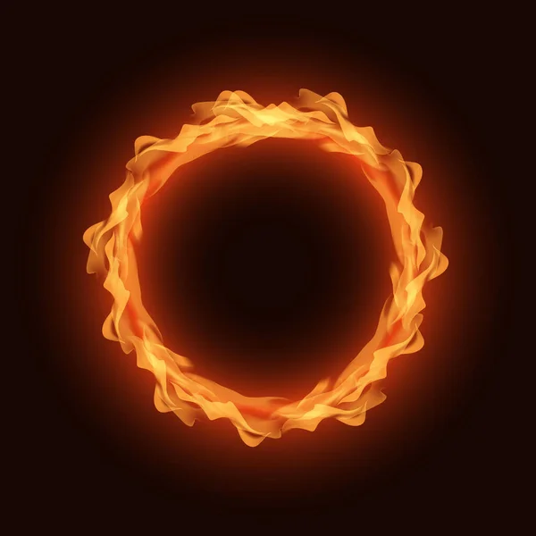 Реалістичне Полум Вогню Векторна Колекція Вогню Червоне Світло Іскри — стоковий вектор